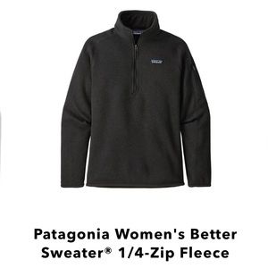 Patagonia Women’s Better Sweater 1/4 Zip Fleece
